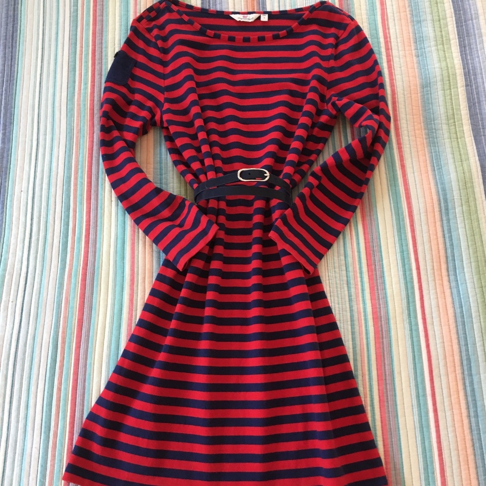 Vineyard Vines Long Sleeve Cotton Dress